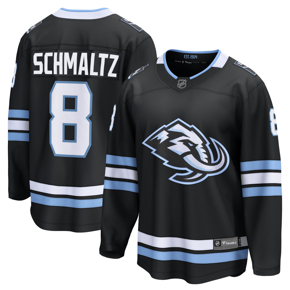 Men's Utah Mammoth Nick Schmaltz Fanatics Black Home Breakaway Player Jersey