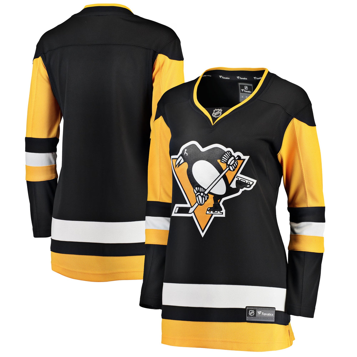 Women's Pittsburgh Penguins Fanatics Black Home Breakaway Jersey