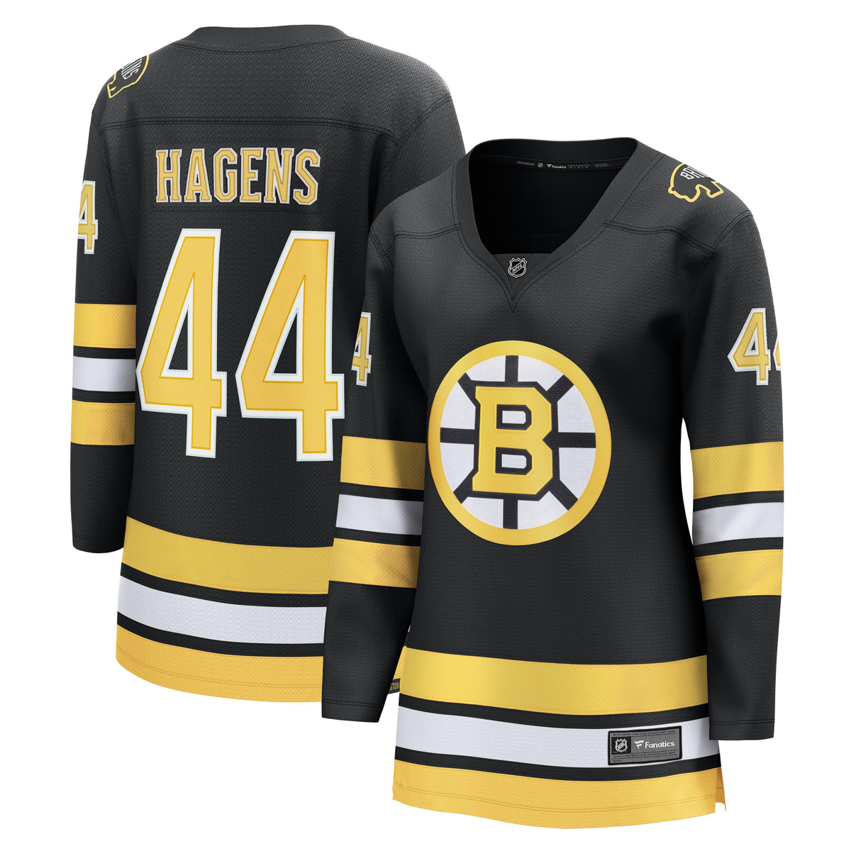 Women's Boston Bruins James Hagens Fanatics Black Breakaway Jersey