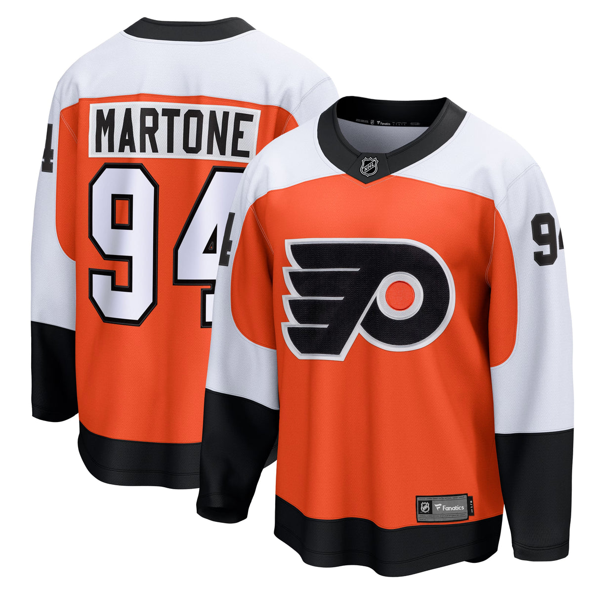 Men's Philadelphia Flyers Porter Martone Fanatics Orange Breakaway Jersey