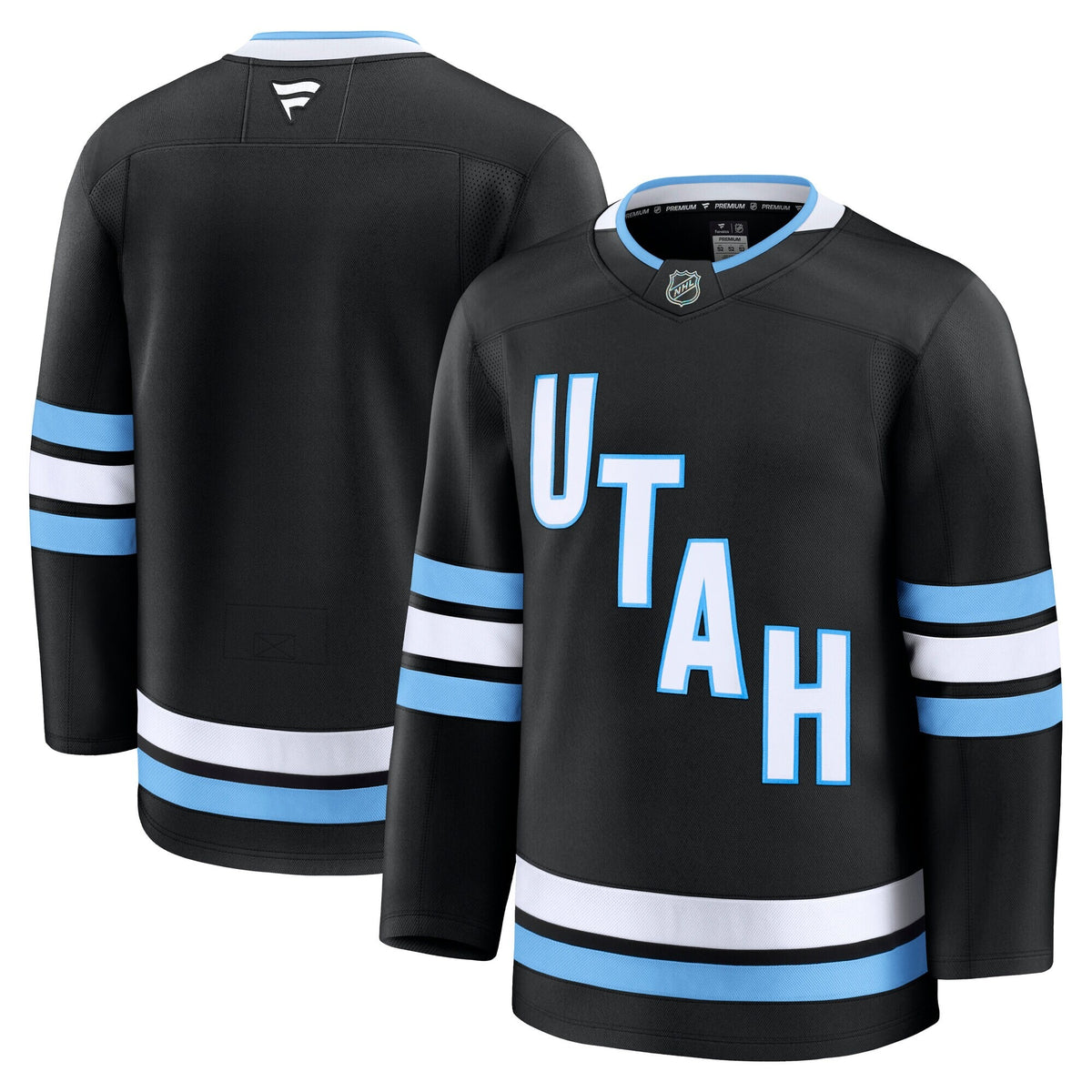 Men's Utah Mammoth Fanatics Black Home Premium Jersey (2)