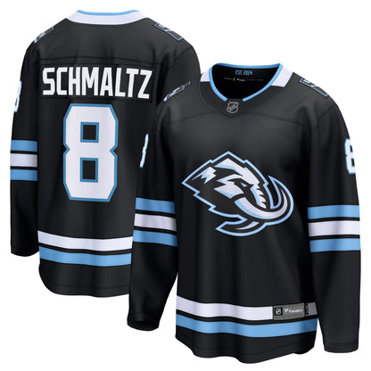 Men's Utah Mammoth Nick Schmaltz Fanatics Black Home Breakaway Jersey