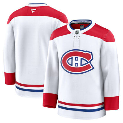 Men's Montreal Canadiens Fanatics White Away Premium Jersey