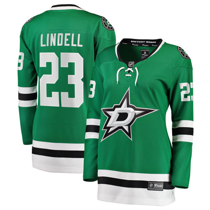 Women's Dallas Stars Esa Lindell Fanatics Kelly Green Breakaway Player Jersey