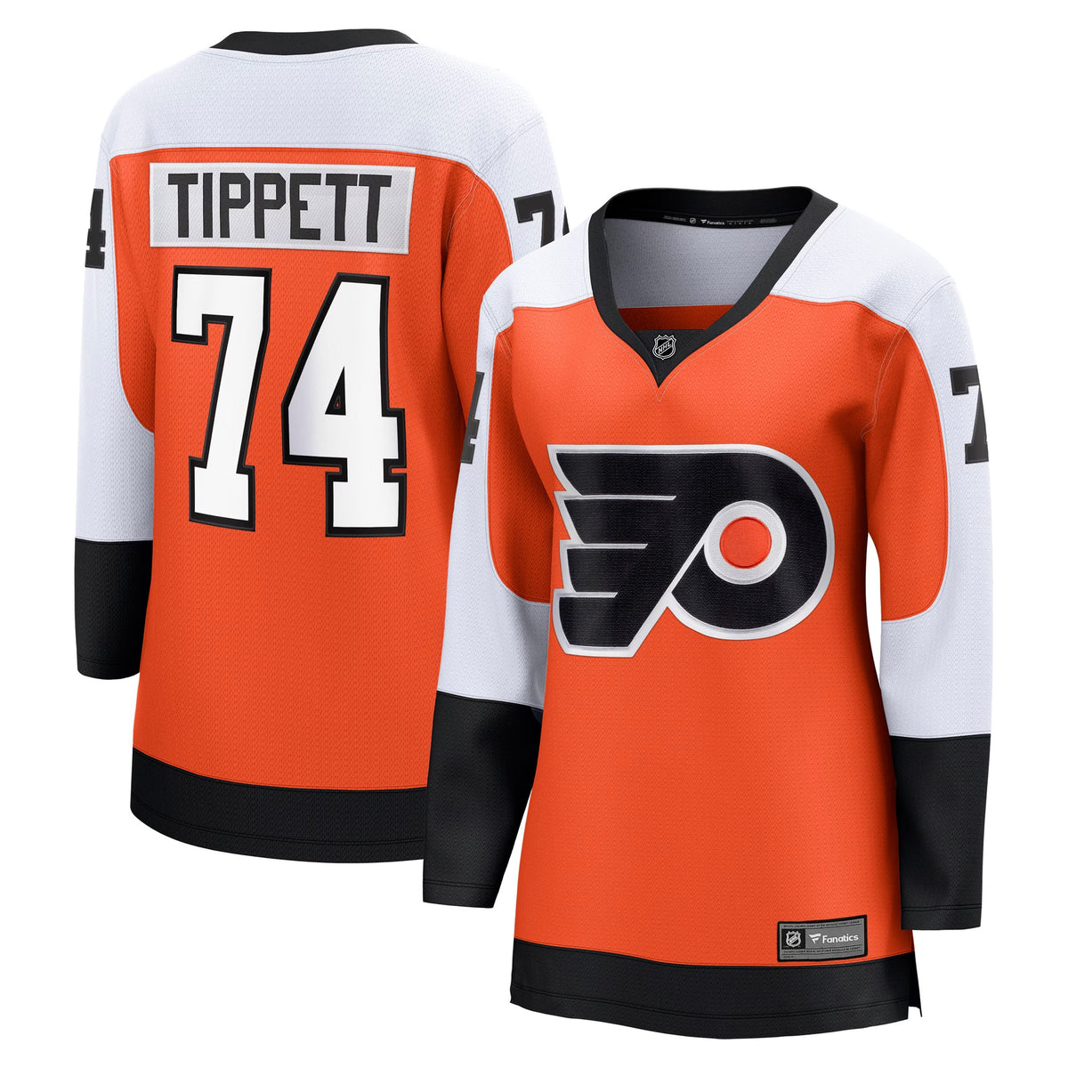 Women's Philadelphia Flyers Owen Tippett Fanatics Orange Home Breakaway Jersey
