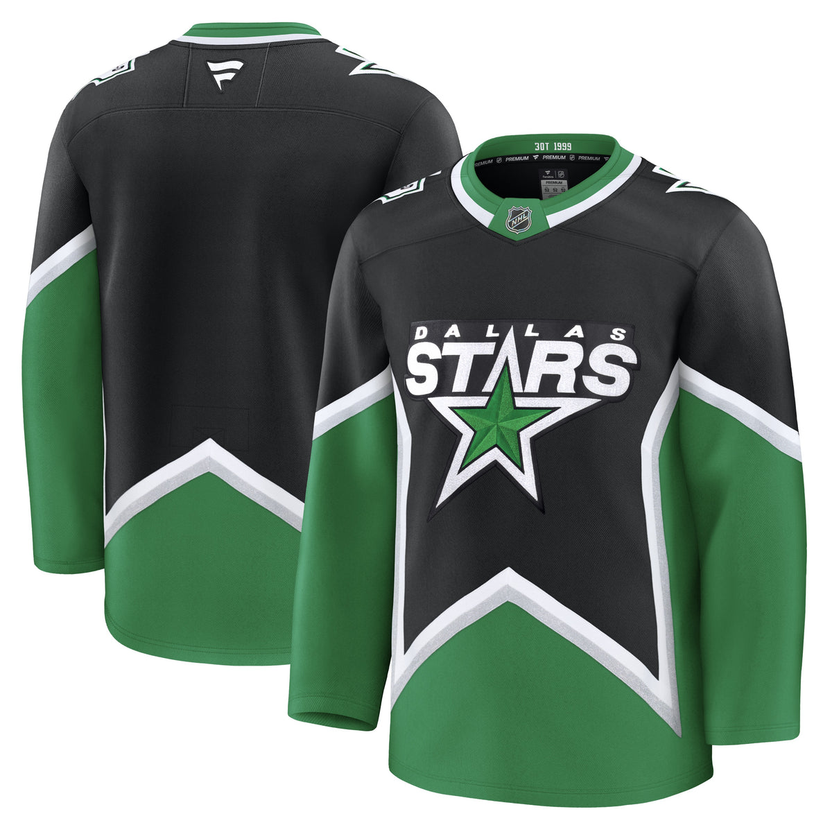 Men's Dallas Stars Fanatics Black Alternate Premium Jersey