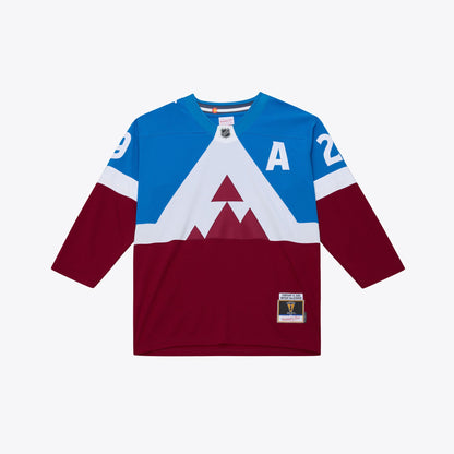 Men's Colorado Avalanche Nathan MacKinnon Mitchell & Ness Blue 2020 Power Play Jersey