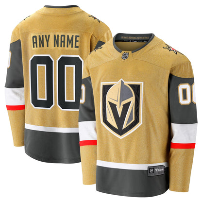 Men's Vegas Golden Knights Fanatics Home Breakaway Custom Jersey