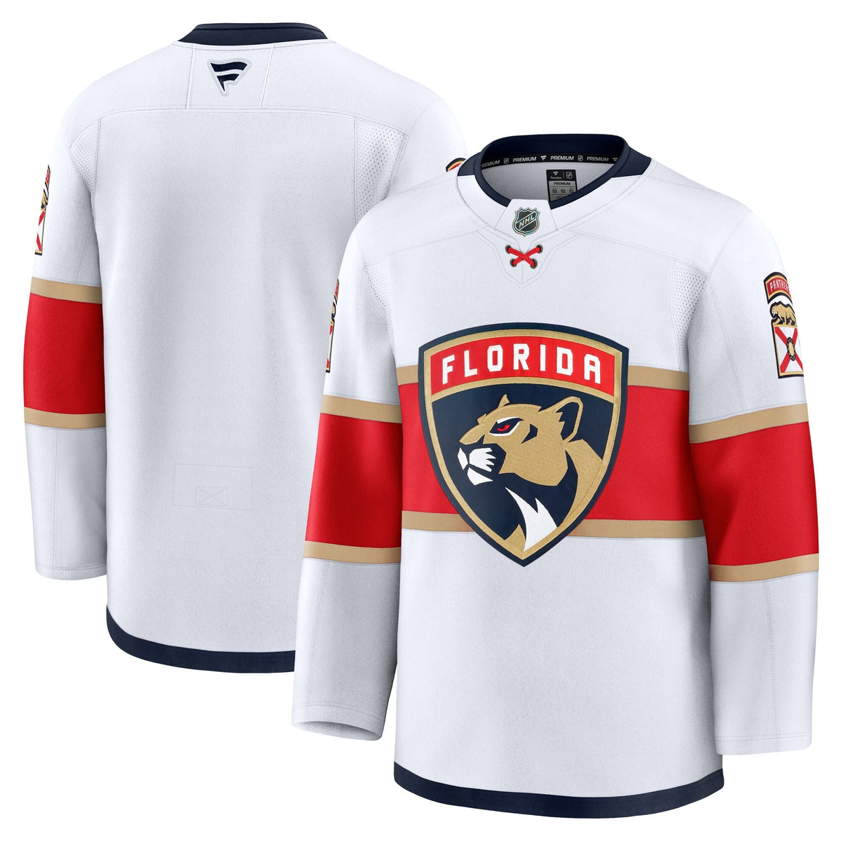Men's Florida Panthers Fanatics White Away Premium Jersey