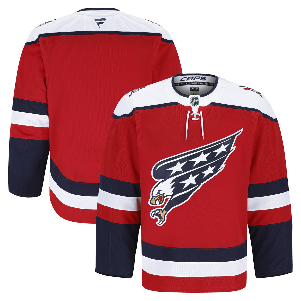 Men's Washington Capitals Fanatics Red Alternate Authentic Pro Jersey