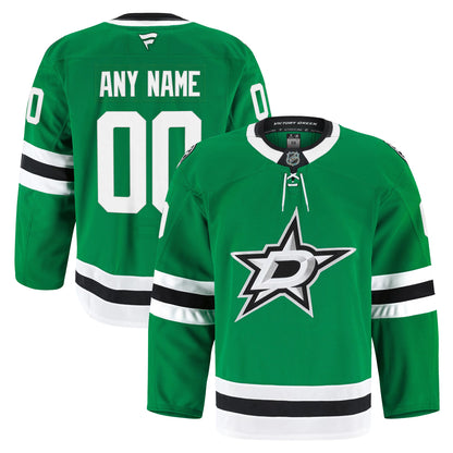 Men's Dallas Stars Fanatics Kelly Green Home Authentic Pro Custom Jersey