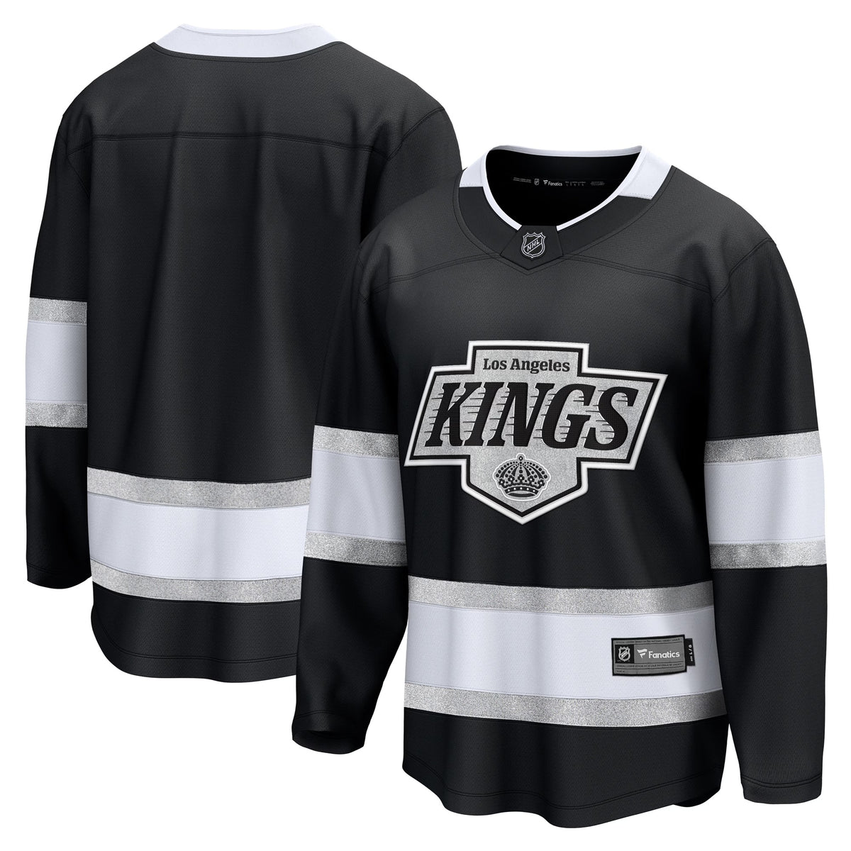 Men's Los Angeles Kings Fanatics Black Home Breakaway Jersey