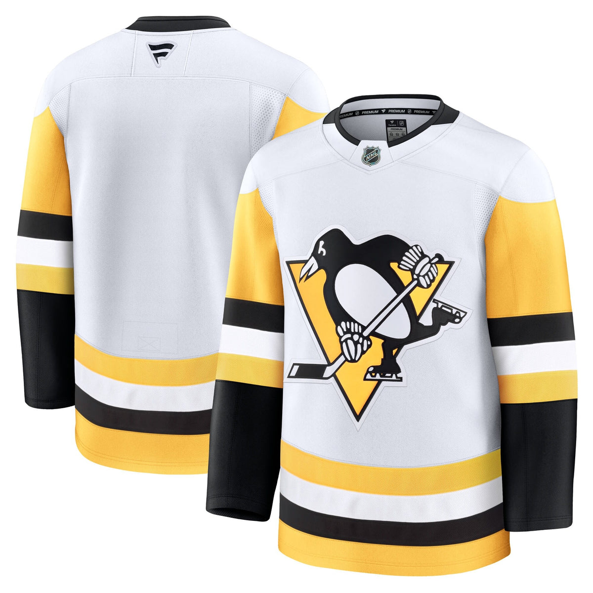 Men's Pittsburgh Penguins Fanatics White Away Premium Jersey