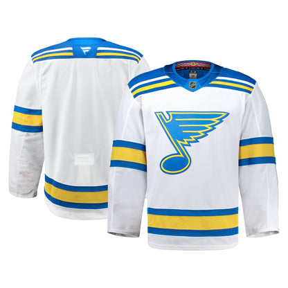Men's St. Louis Blues Fanatics White Away Authentic Pro Jersey