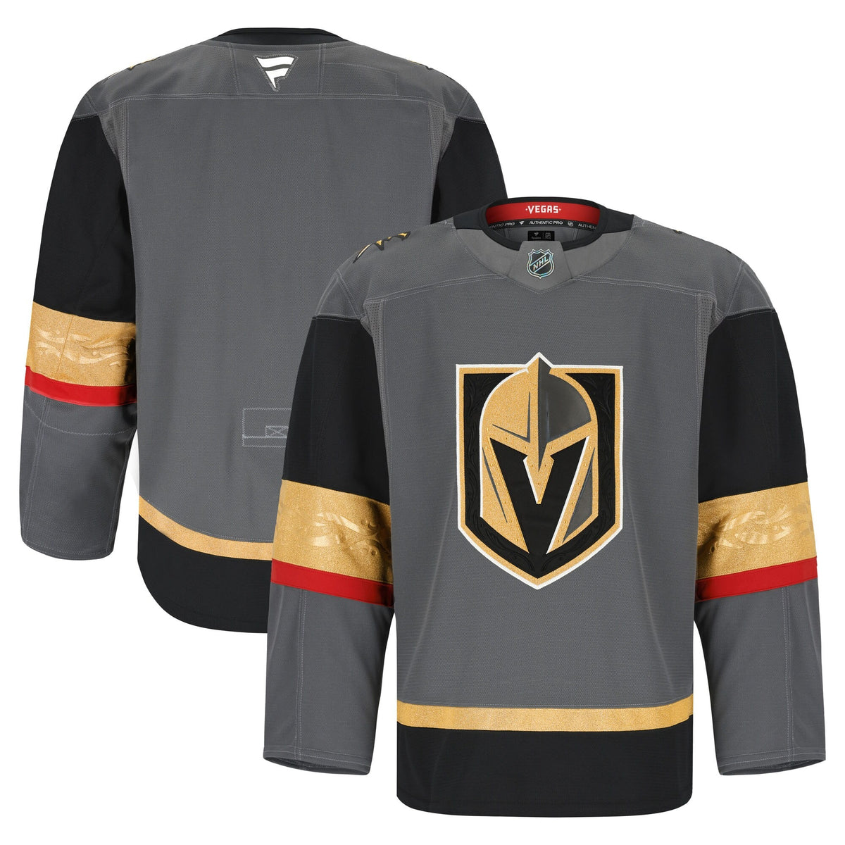 Men's Vegas Golden Knights Fanatics Gray Alternate Authentic Pro Jersey