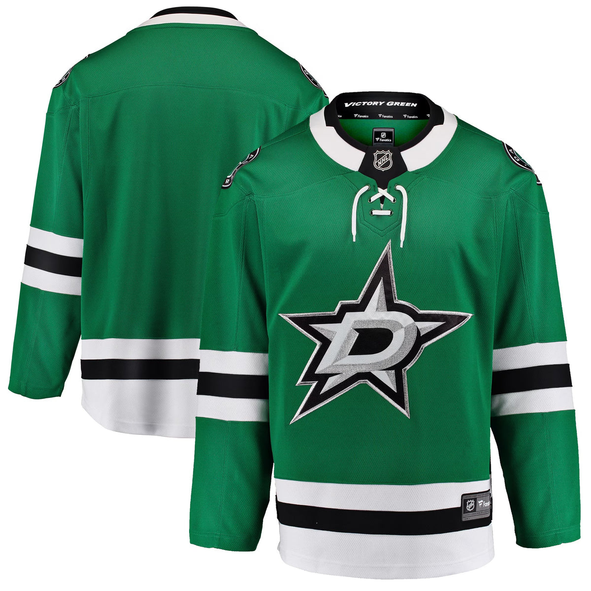 Men's Dallas Stars Fanatics Green Breakaway Home Jersey