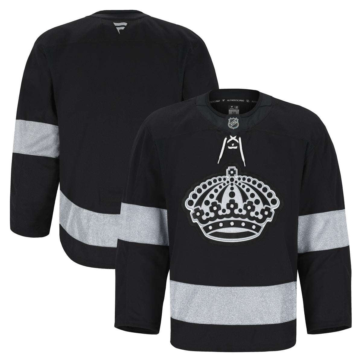 Men's Los Angeles Kings Fanatics Black Alternate Authentic Pro Jersey
