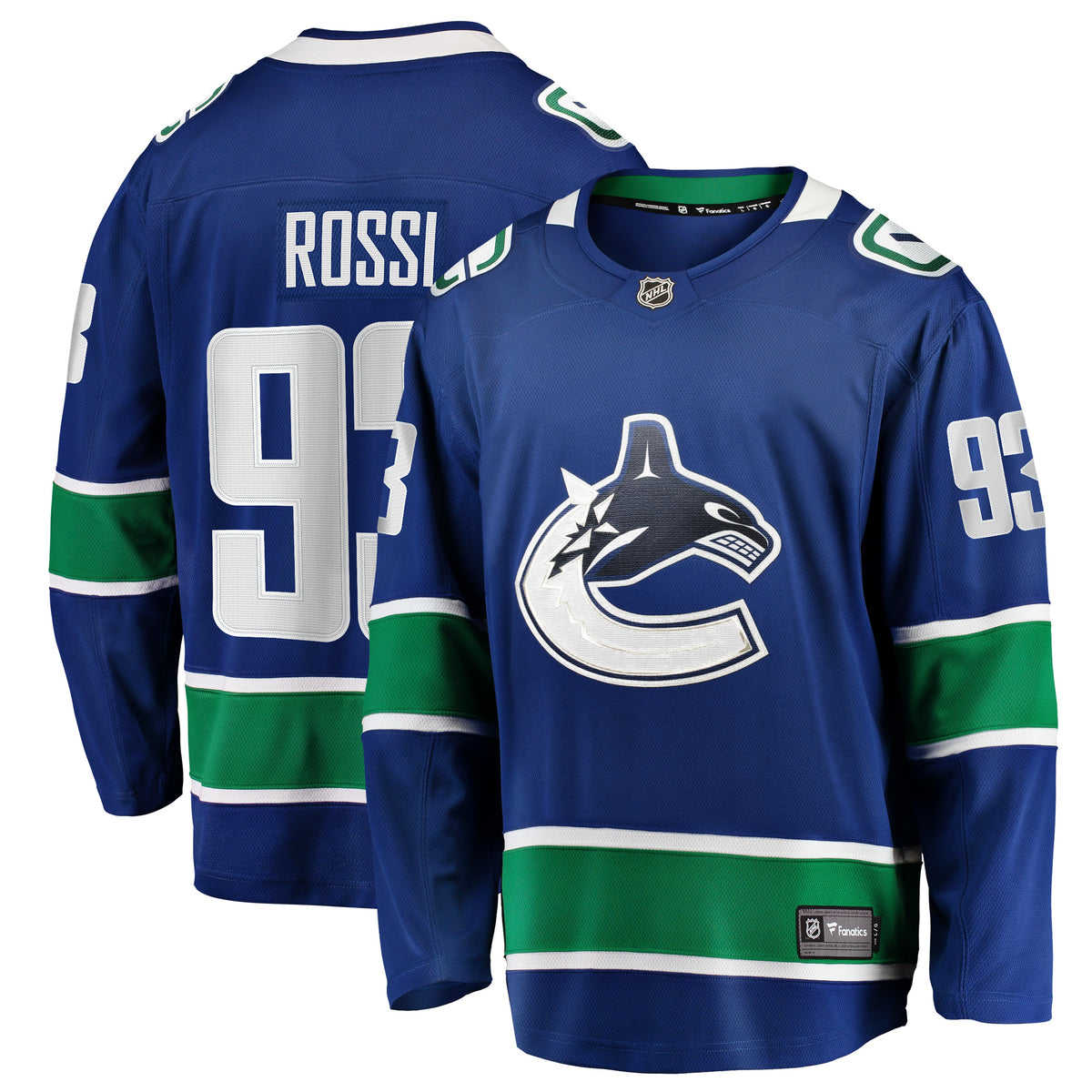 Men's Vancouver Canucks Marco Rossi Fanatics Blue Home Premier Breakaway Player Jersey