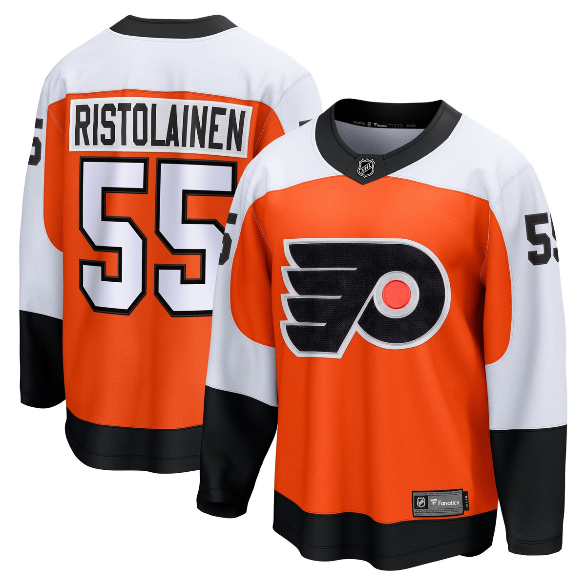 Men's Philadelphia Flyers Rasmus Ristolainen Fanatics Orange Home Breakaway Jersey