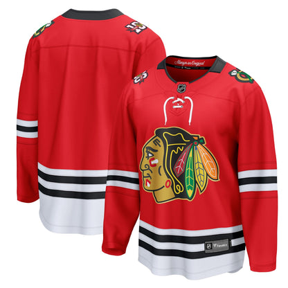 Men's Chicago Blackhawks Fanatics Red Centennial Breakaway Jersey