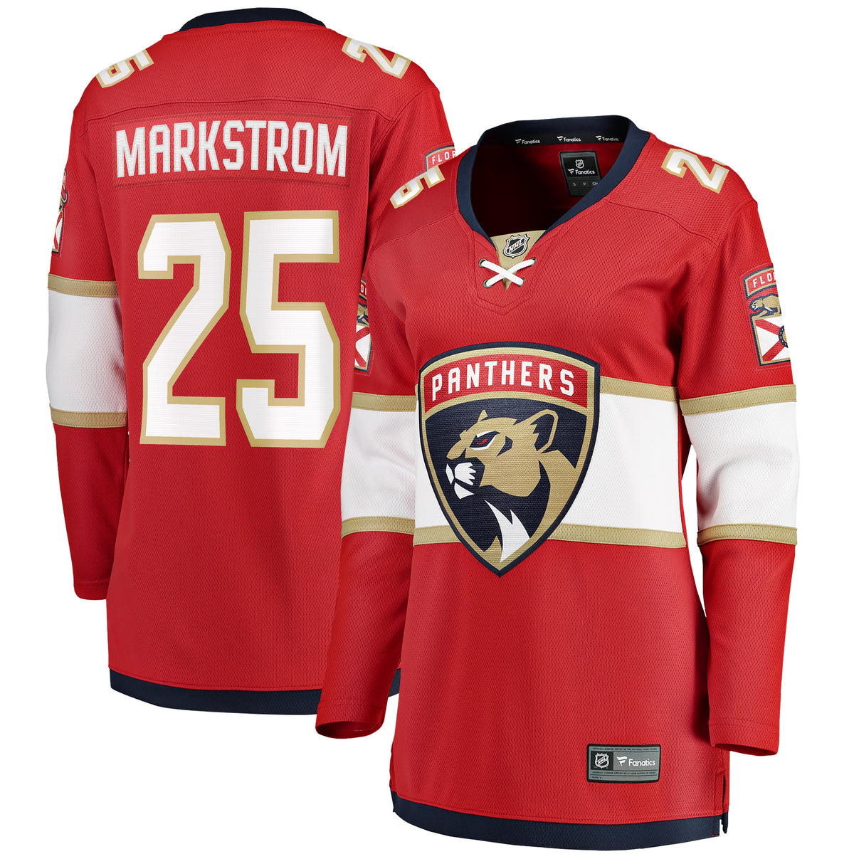 Women's Florida Panthers Jacob Markstrom Fanatics Red Home Breakaway Jersey
