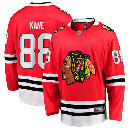 Men's Chicago Blackhawks Patrick Kane Fanatics Red Home Breakaway Jersey