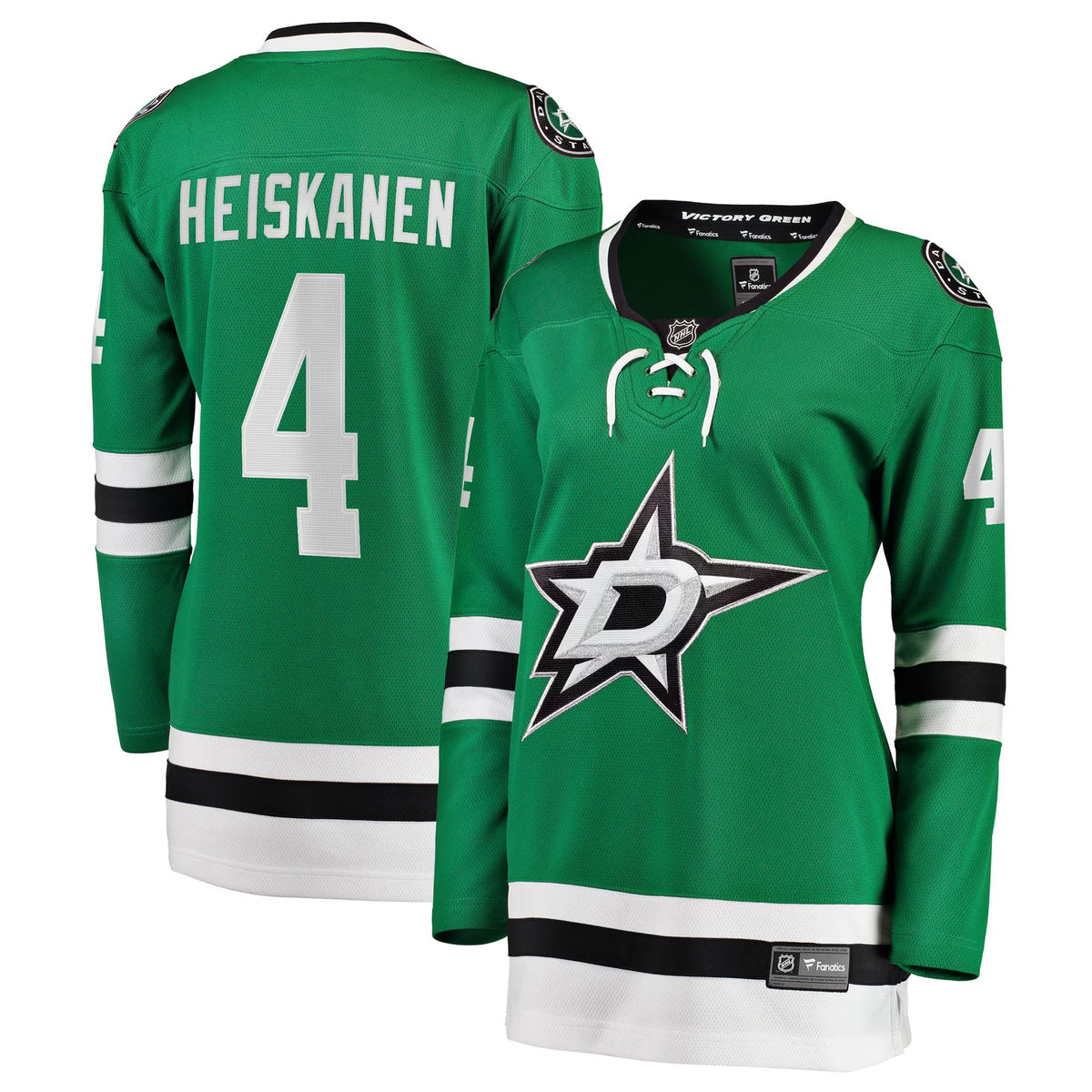 Women's Dallas Stars Miro Heiskanen Fanatics Kelly Green Home Breakaway Player Jersey