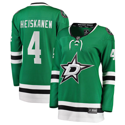 Women's Dallas Stars Miro Heiskanen Fanatics Kelly Green Home Breakaway Player Jersey