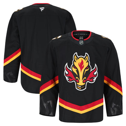 Men's Calgary Flames Fanatics Black Alternate Authentic Pro Jersey