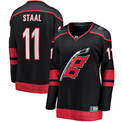 Women's Carolina Hurricanes Jordan Staal Fanatics Black Alternate Breakaway Jersey