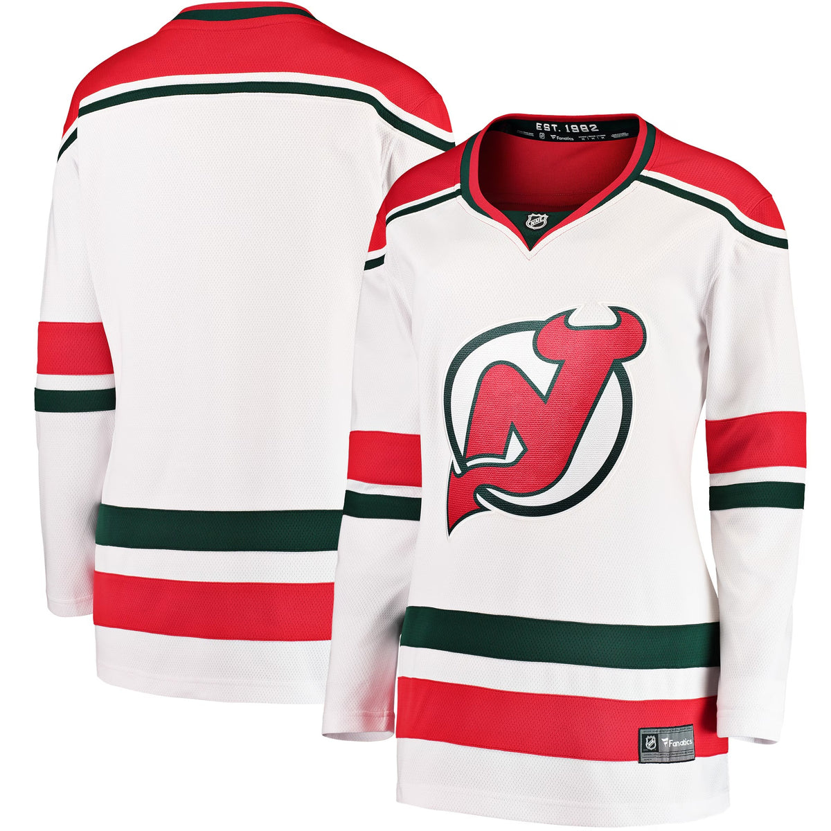 Women's New Jersey Devils Fanatics White Alternate Breakaway Jersey