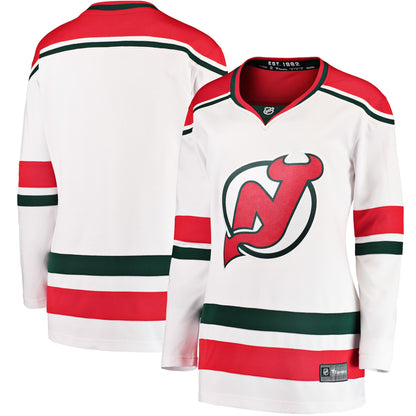 Women's New Jersey Devils Fanatics White Alternate Breakaway Jersey