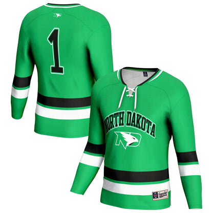 Youth Kelly Green North Dakota Lightweight Women's Hockey Team Fashion Jersey
