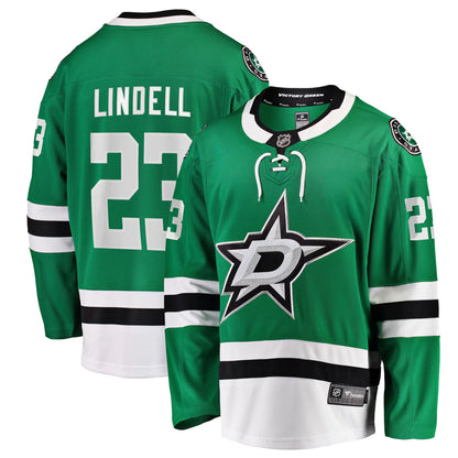 Men's Dallas Stars Esa Lindell Fanatics Kelly Green Breakaway Jersey