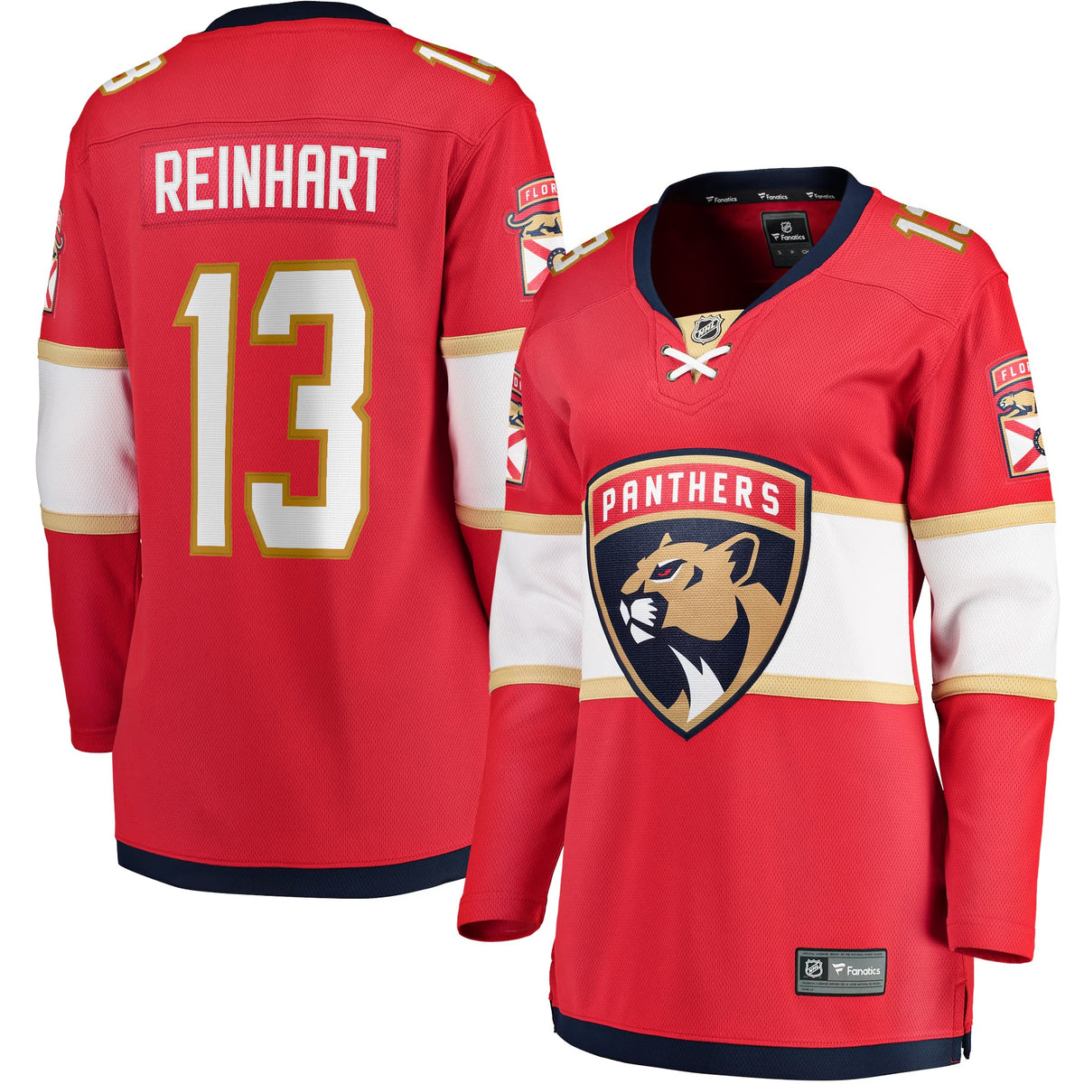Women's Florida Panthers Sam Reinhart Fanatics Red Breakaway Player Jersey