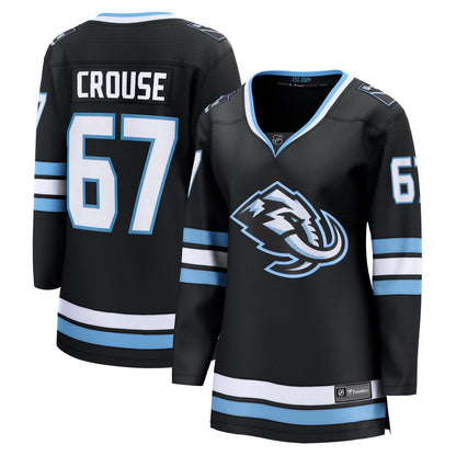 Women's Utah Mammoth Lawson Crouse Fanatics Black Home Breakaway Player Jersey