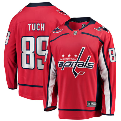 Men's Washington Capitals Alex Tuch Fanatics Red Home Breakaway Jersey