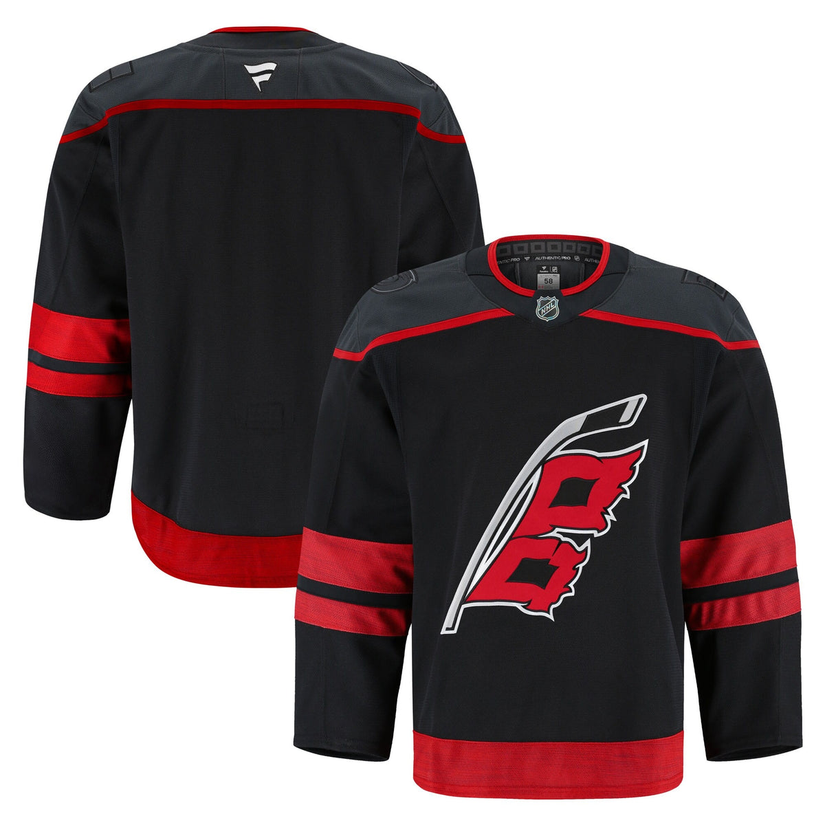 Men's Carolina Hurricanes Fanatics Black Home Authentic Pro Jersey