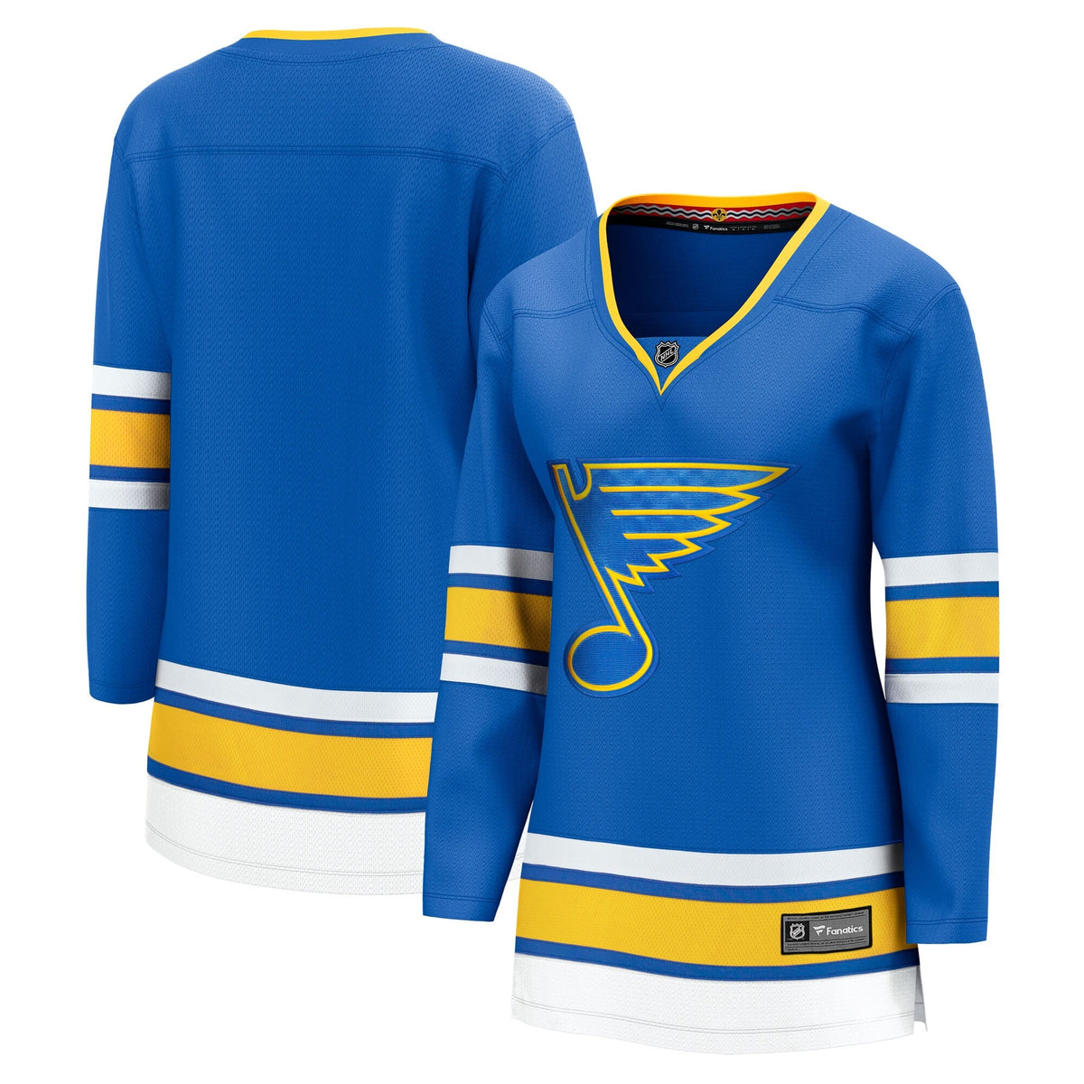 Women's St. Louis Blues Fanatics Blue Home Breakaway Jersey (2)