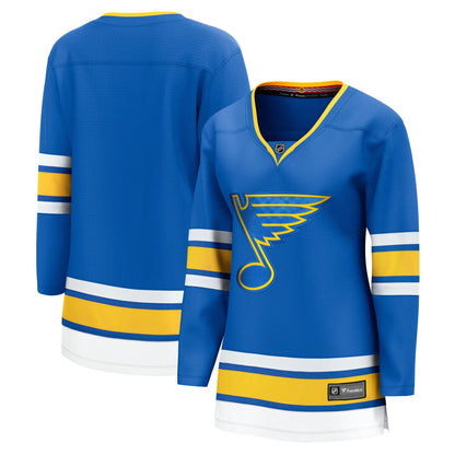 Women's St. Louis Blues Fanatics Blue Home Breakaway Jersey (2)