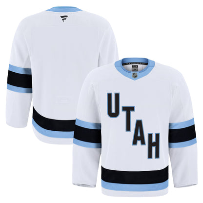 Men's Utah Mammoth Fanatics White Away Authentic Pro Jersey