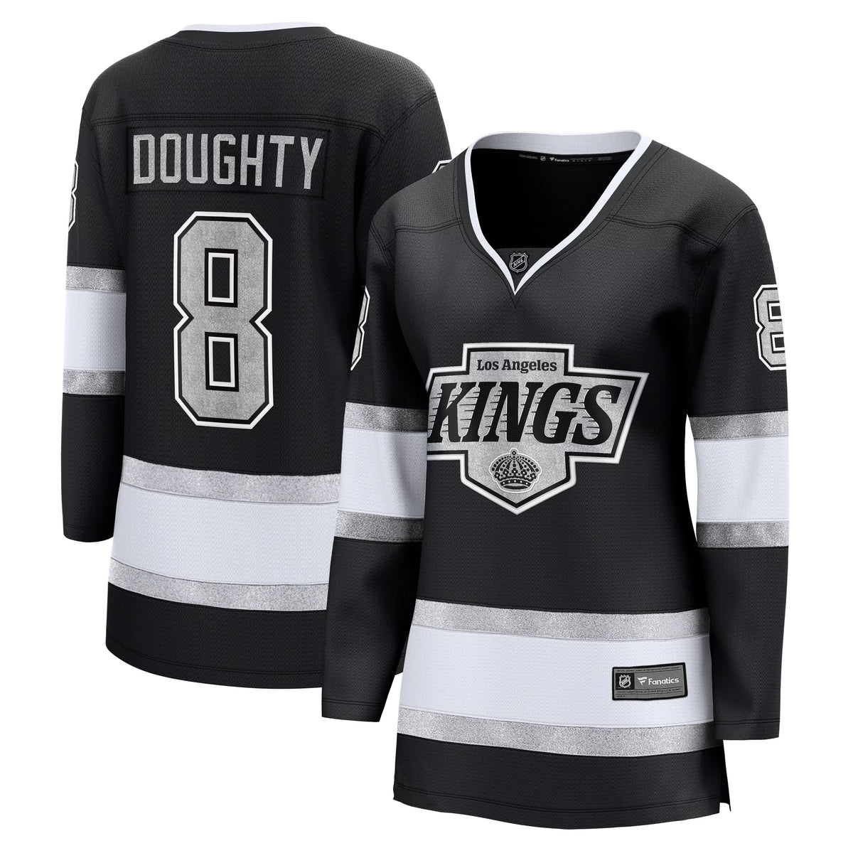 Women's Los Angeles Kings Drew Doughty Fanatics Black Home Breakaway Jersey
