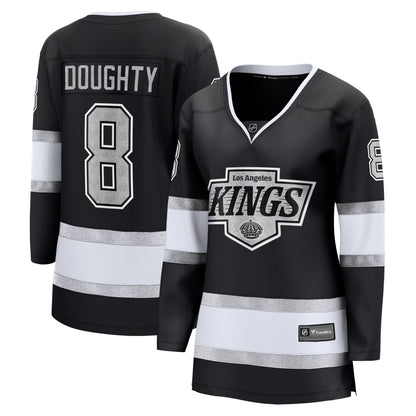 Women's Los Angeles Kings Drew Doughty Fanatics Black Home Breakaway Jersey