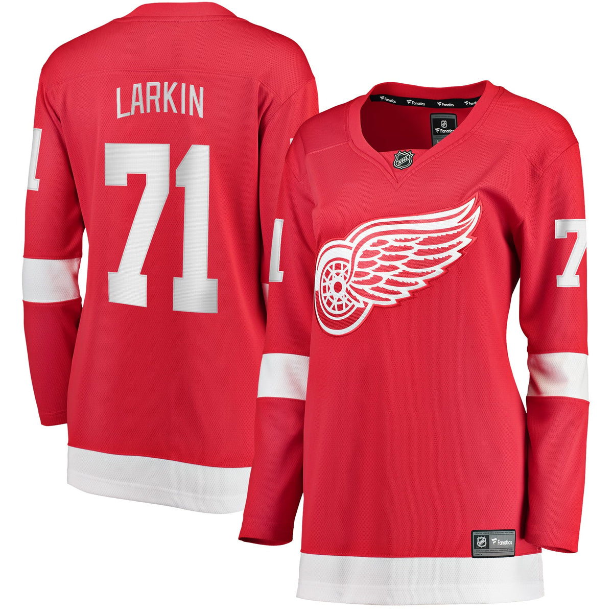 Women's Detroit Red Wings Dylan Larkin Fanatics Red Home Breakaway Jersey
