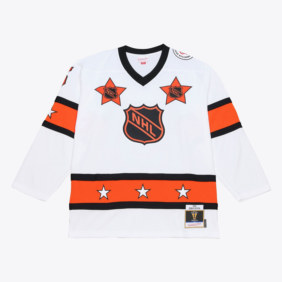 Men's Denis Potvin Mitchell & Ness White 1976 NHL All-Star Game Power Play Jersey