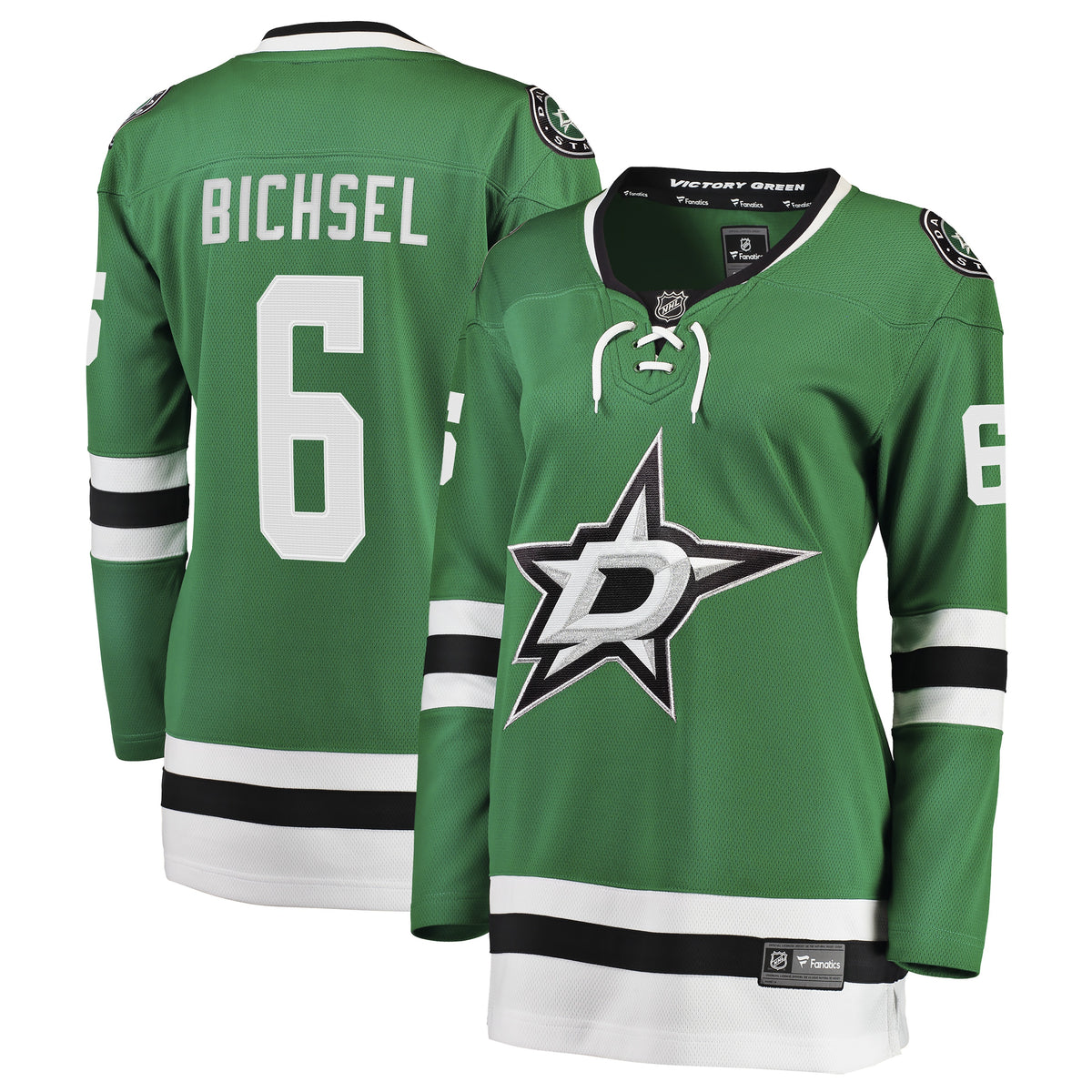 Women's Dallas Stars Lian Bichsel Fanatics Kelly Green Home Breakaway Jersey