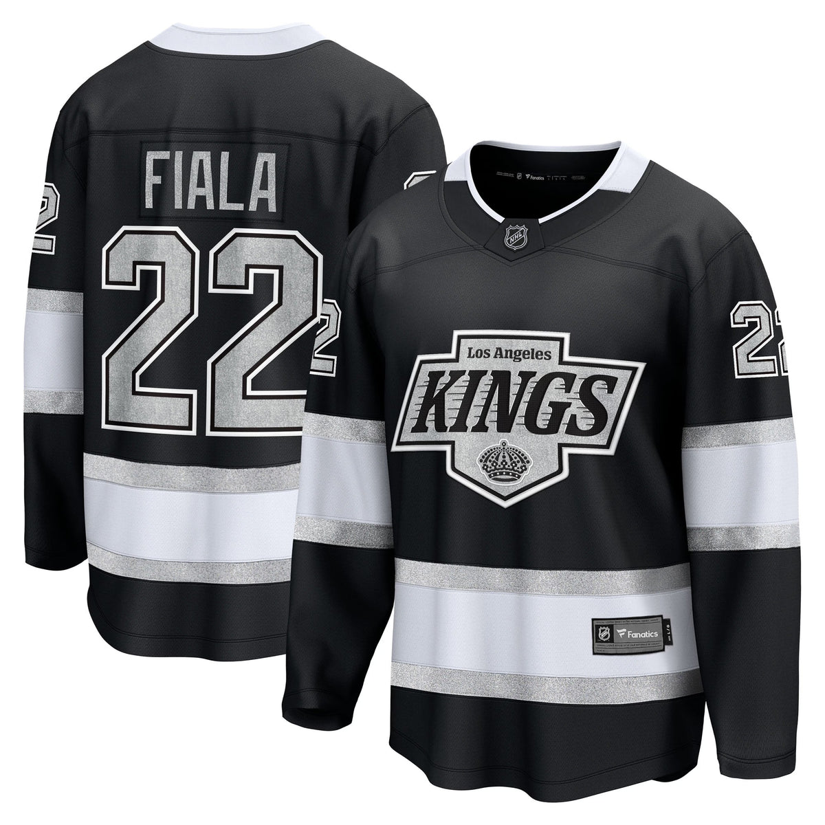 Men's Los Angeles Kings Kevin Fiala Fanatics Black Home Breakaway Jersey