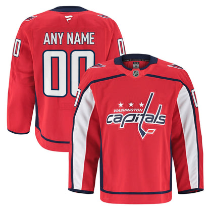 Men's Washington Capitals Fanatics Red Home Authentic Pro Custom Jersey
