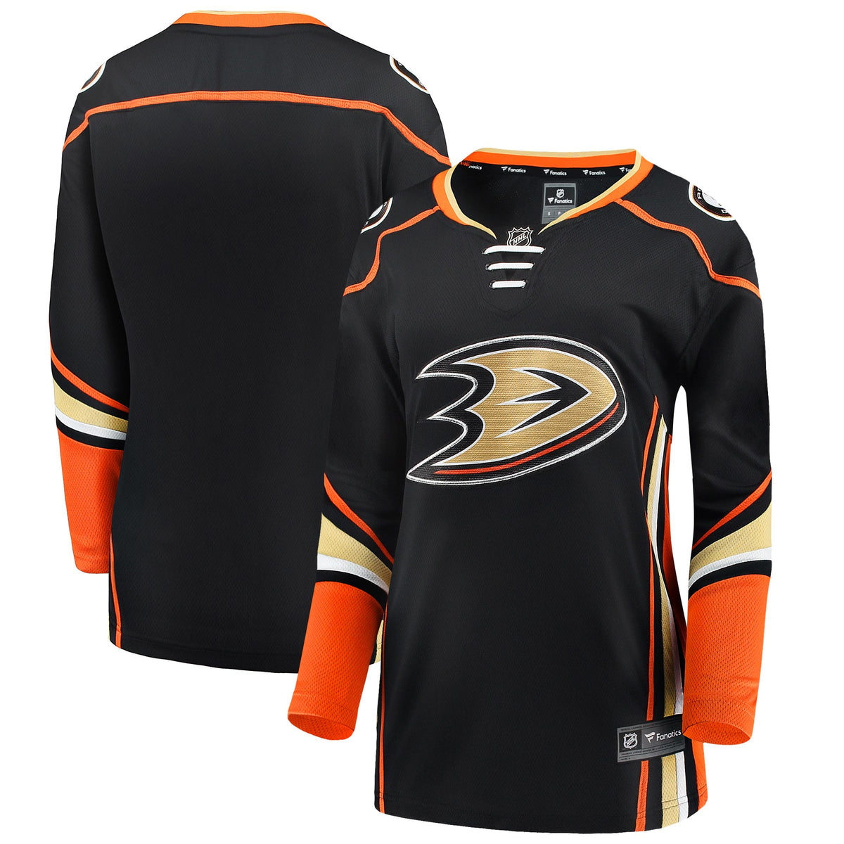 Women's Anaheim Ducks Fanatics Black Home Breakaway Jersey