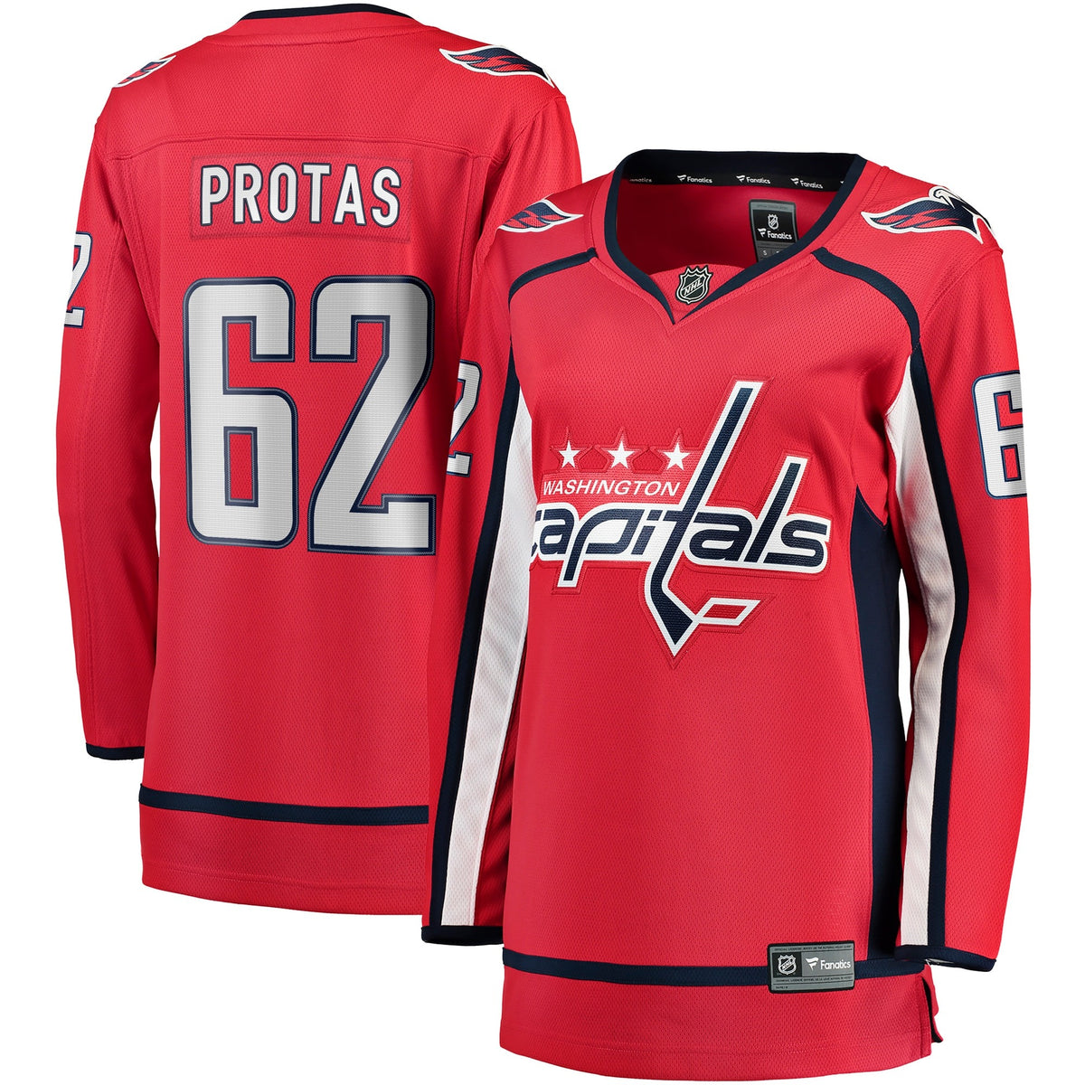 Women's Washington Capitals Ilya Protas Fanatics Red Home Breakaway Jersey